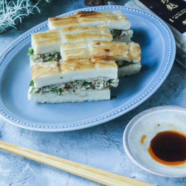 もち麩の棒餃子