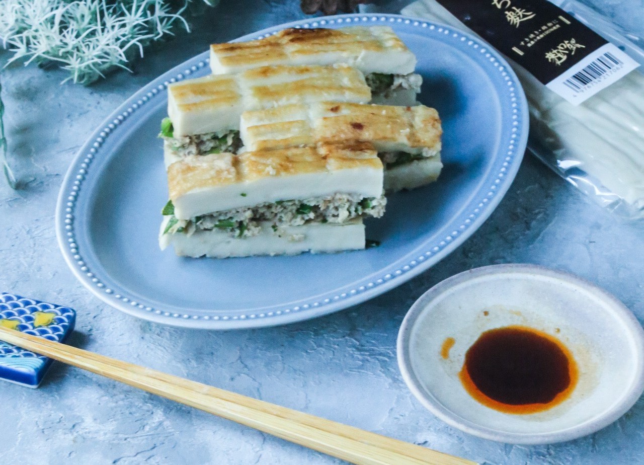 もち麩の棒餃子