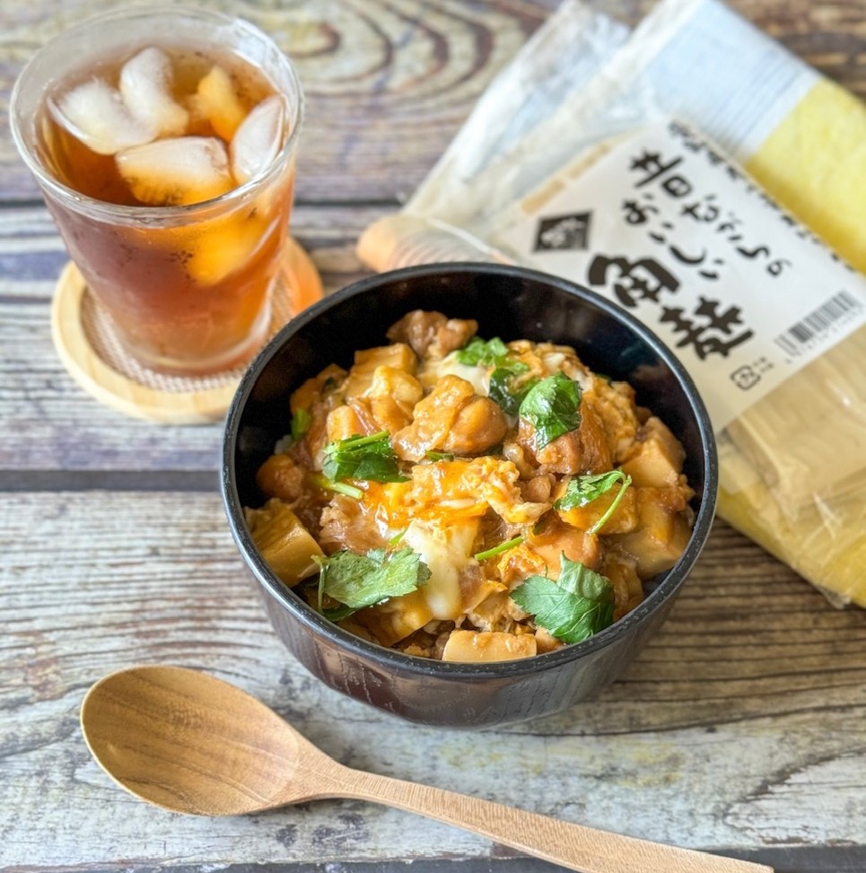 角麩入り親子丼