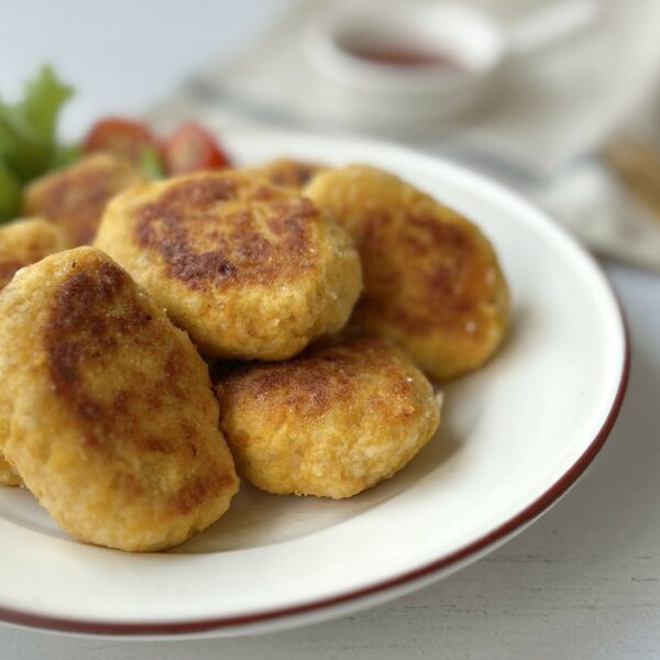 かぼちゃのチーズチキンナゲット