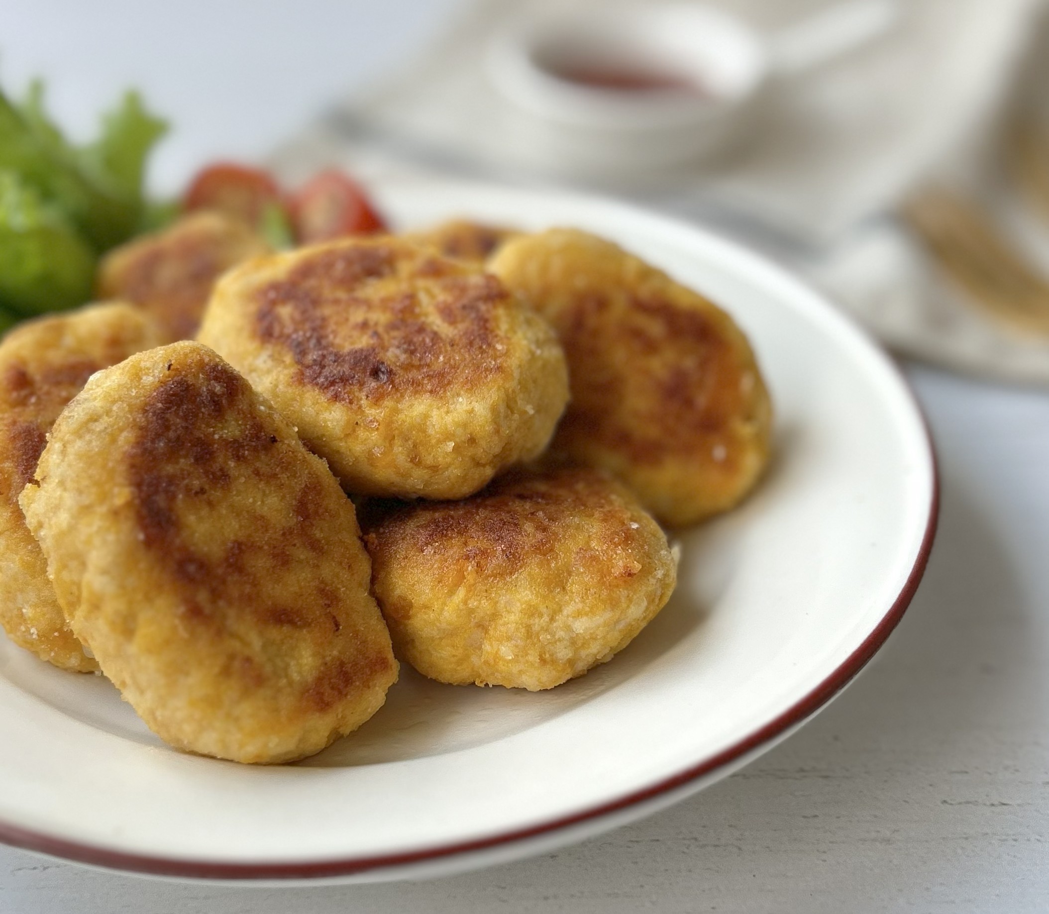 かぼちゃのチーズチキンナゲット